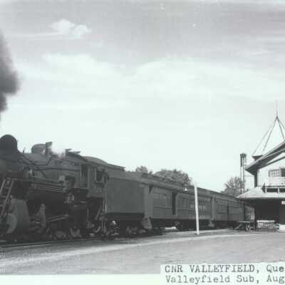 Photograph, CNR Station at Valleyfield, Ontario.