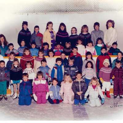 photograph of a group of Figure Skaters