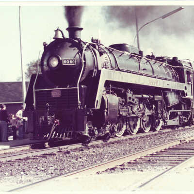 Photograph - Canadian National steam locomotive no. 6060
