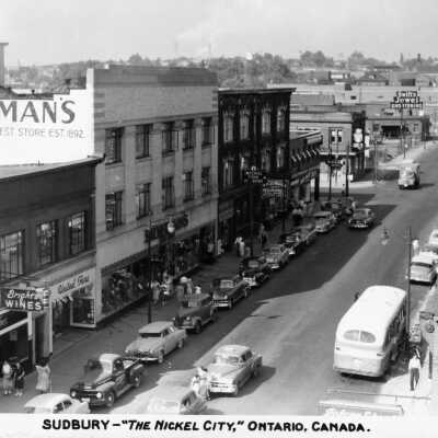 Photograph, Elm Street, Sudbury, Ontario.