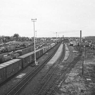 Photograph, Sudbury CPR Yard.