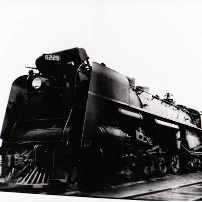 Photograph, CNR Steam Engine 6225