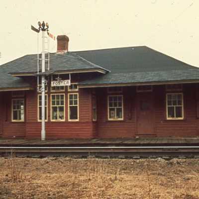 Photograph, CPR Foster Station.