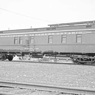 Photograph of Temiskaming and Northern Ontario School Car No. 1, 1500 Circa 1945