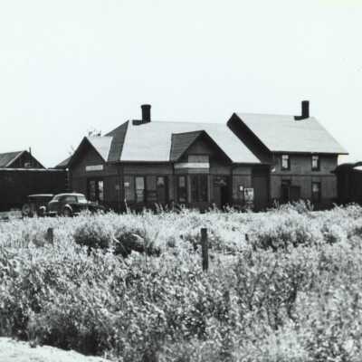 Photograph, CNR Station at Coboconk, Ontario.