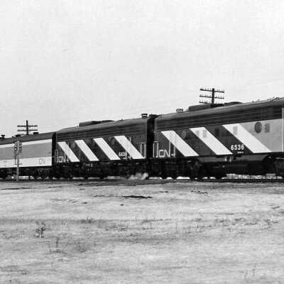 Photograph - Canadian National Railway passenger train no. 6536