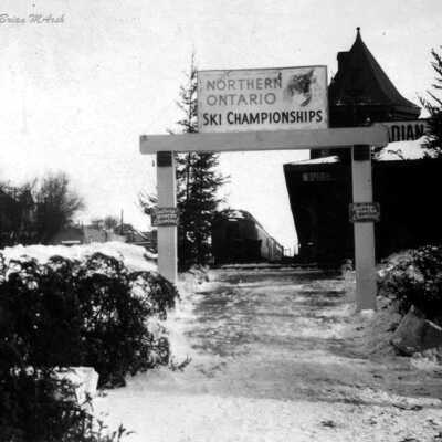 Photograph, Sudbury, Northern Ontario Ski Championships, 1948