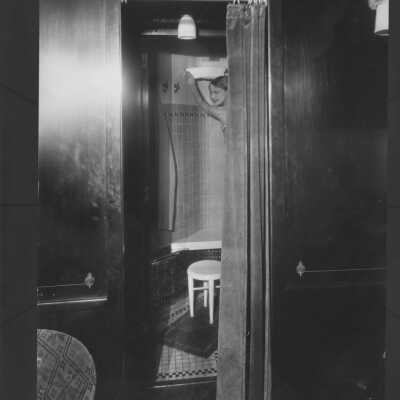 Photograph, Ladies shower, Canadian Pacific Railway, Solarium Car, 1920's.
