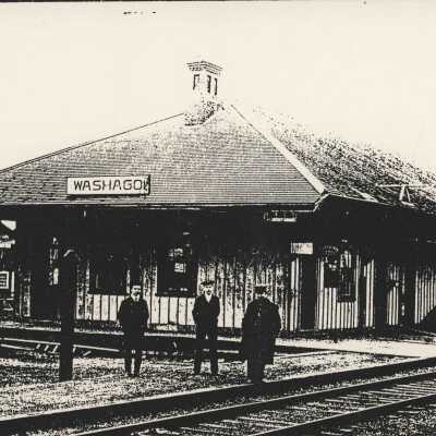 Photograph, CNR Washago Station, Washago, Ontario.