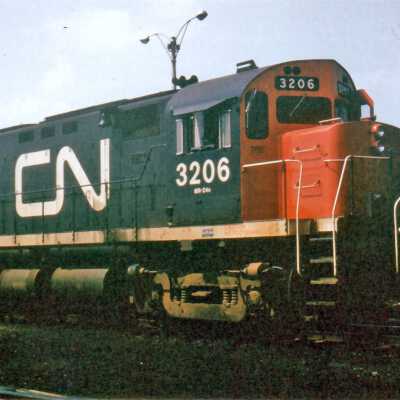 Photograph - Canadian National Diesel Engine 3206