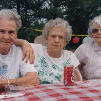 Photograph, Jean Clark, Ida Pokkula, Bea Fawcett.