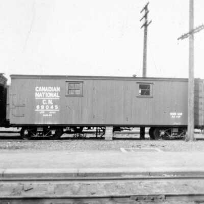 Photograph, Canadian National Bunk Car 69045.