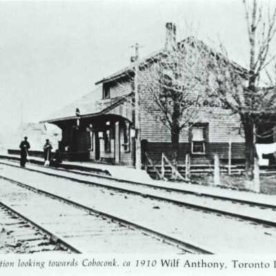 Photograph, CNR Station at Coboconk, Ontario.