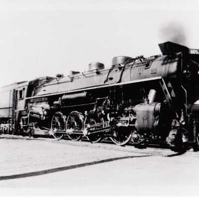 Photograph, CNR Steam Engine 6053