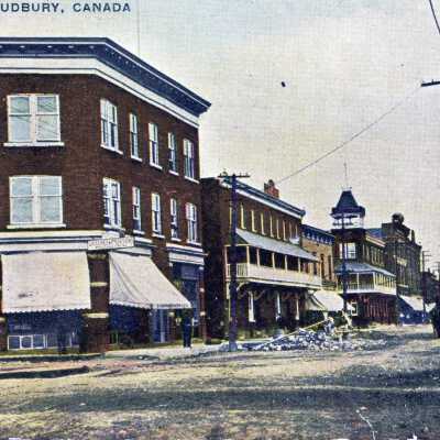 Photograph, Elm Street, Sudbury, Ontario.