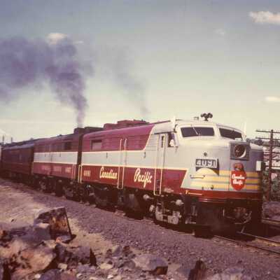 Photograph, CP Rail Engine 4091.