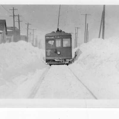 Photograph of an International Transit Company Streetcar