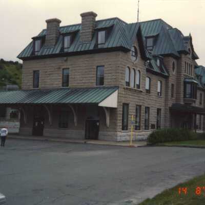 Photograph, CNR Station at St. Johns, Newfoundland.