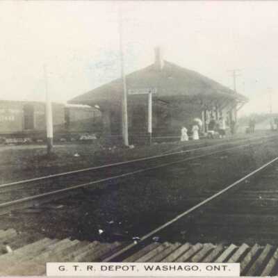 Photograph, GTR Depot, Washago Station, Washago, Ontario.