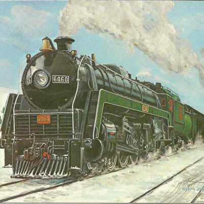 Photograph, CNR Locomotive 6060