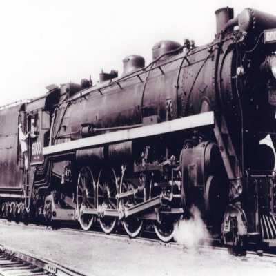 Photograph, Canadian National Railway 6000, 4-8-2.