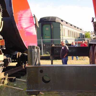 Photograph, NORMHC, Slag Pot Moving.
