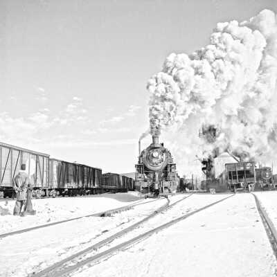 Photograph - Steam locomotive in the Capreol yard