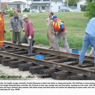 Photograph, NORMHC Track Laying.