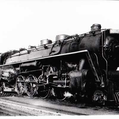 Photograph, CNR Steam Engine 6052