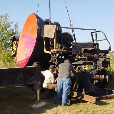 Photograph, NORMHC, Slag Pot Moving.