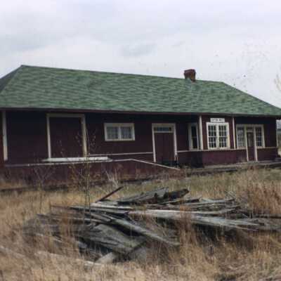 Photograph, CNR Sutton Station, Sutton, Ontario.