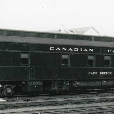 Photograph, Canadian Pacific Buffet-Compartment-Solarium-Observation Sleeper Kenora, 1960.