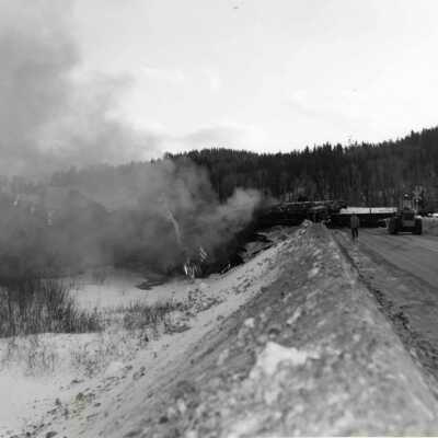 Photograph, Ontario Provincial Police, CPR Wreck Photographs.