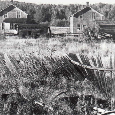 Photograph- Broken Fence at Sellwood