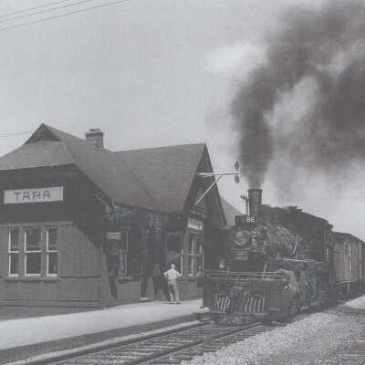 Photograph, CNR Station, Tara, Ontario, Canada.