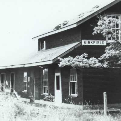 Photograph, CNR Station at Kirkfield, Ontario.