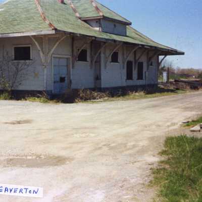 Photograph, CNR Beaverton Station, Beaverton, Ontario.