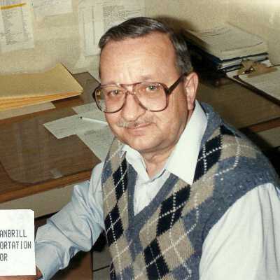 Photograph, Paul Gambrill, Transportation Operator.