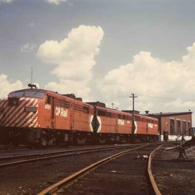 Photograph, CP Rail Engine 4095.
