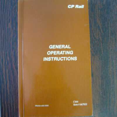 CP Rail General Operating Instructions