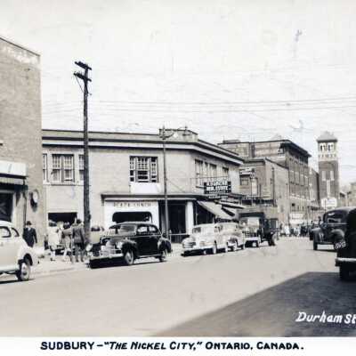 Photograph, Durham Street, Sudbury, Ontario.