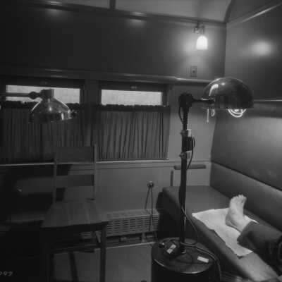 Photograph, Canadian National Railways (CNR) Medical Clinic Car - Light & Heat treatment.