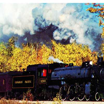 Photograph, Canadian Pacific Railway, Engine 1201.
