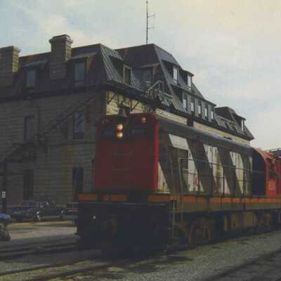 Photograph, CNR Station at St. Johns, Newfoundland.