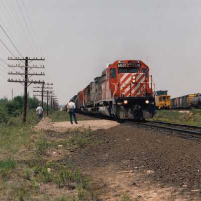 Photograph, Canadian Pacific Engine 6028