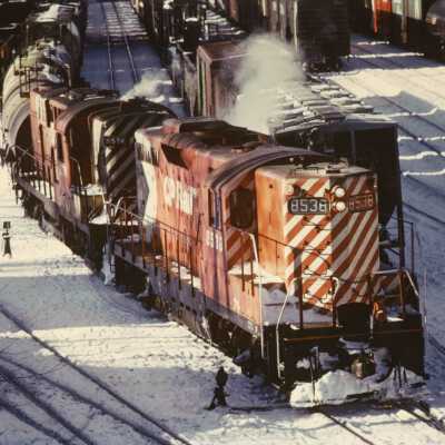 Photograph, CP Rail Engine 8538.