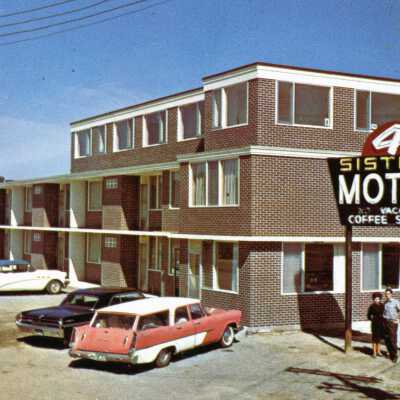 Photograph, 4 Sisters Motel, Sudbury, Ontario.