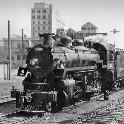 Photograph, CPR Locomotive 3665.