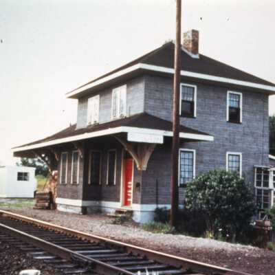 Photograph, CNR Station at Burwash, Ontario