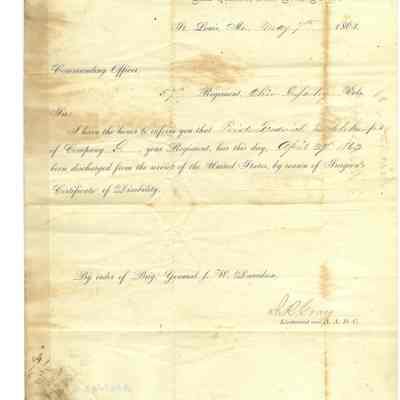 Discharge Certificate